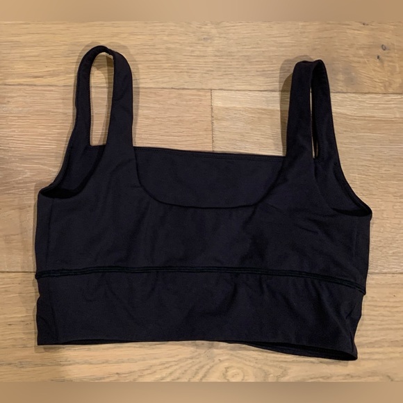 SKIMS Fits Everybody Square Neck Long Line Bra Size Medium Sports Bra Comfort - Picture 5 of 6